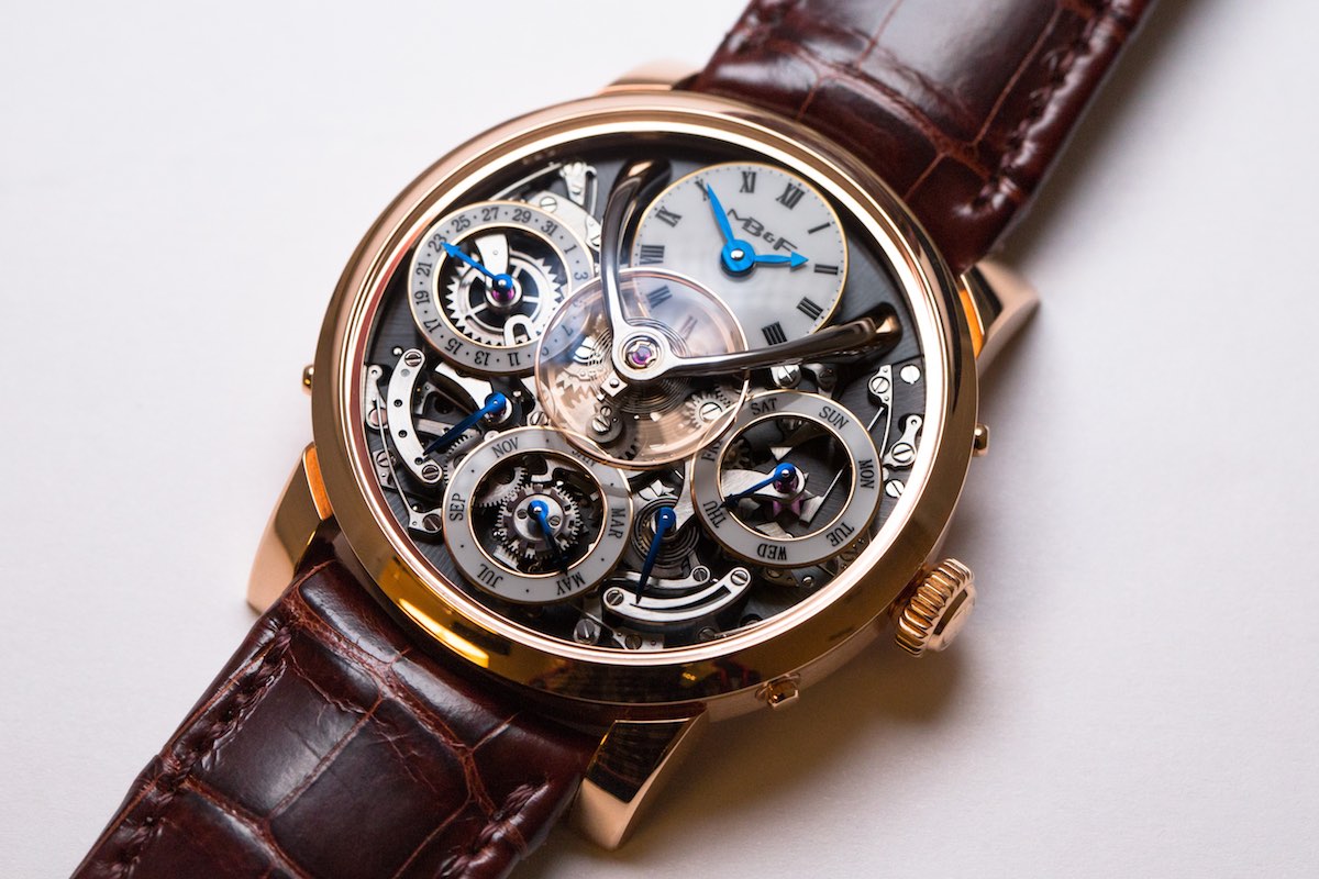 MB&F legacy Machine Perpetual - Credits to The Horophile - red gold